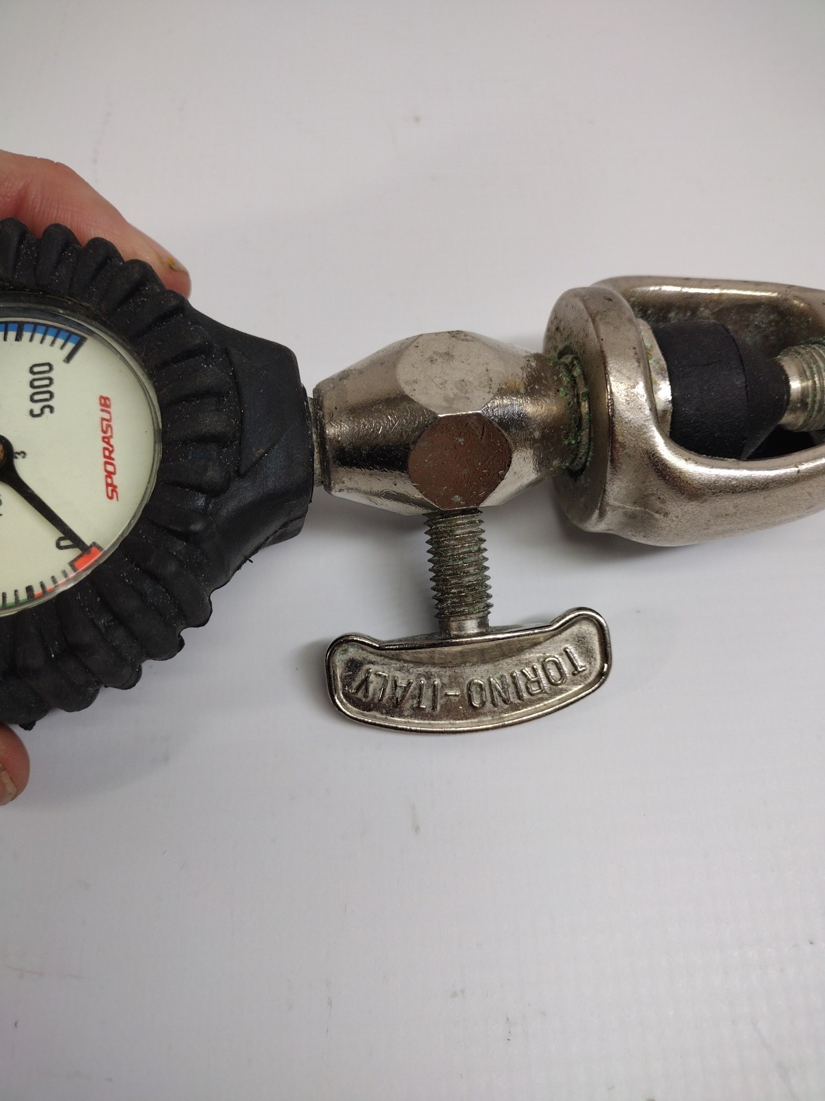 SCUBA Sporasub TANK PRESSURE GAUGE* Up To 5000psi Made In ITALY