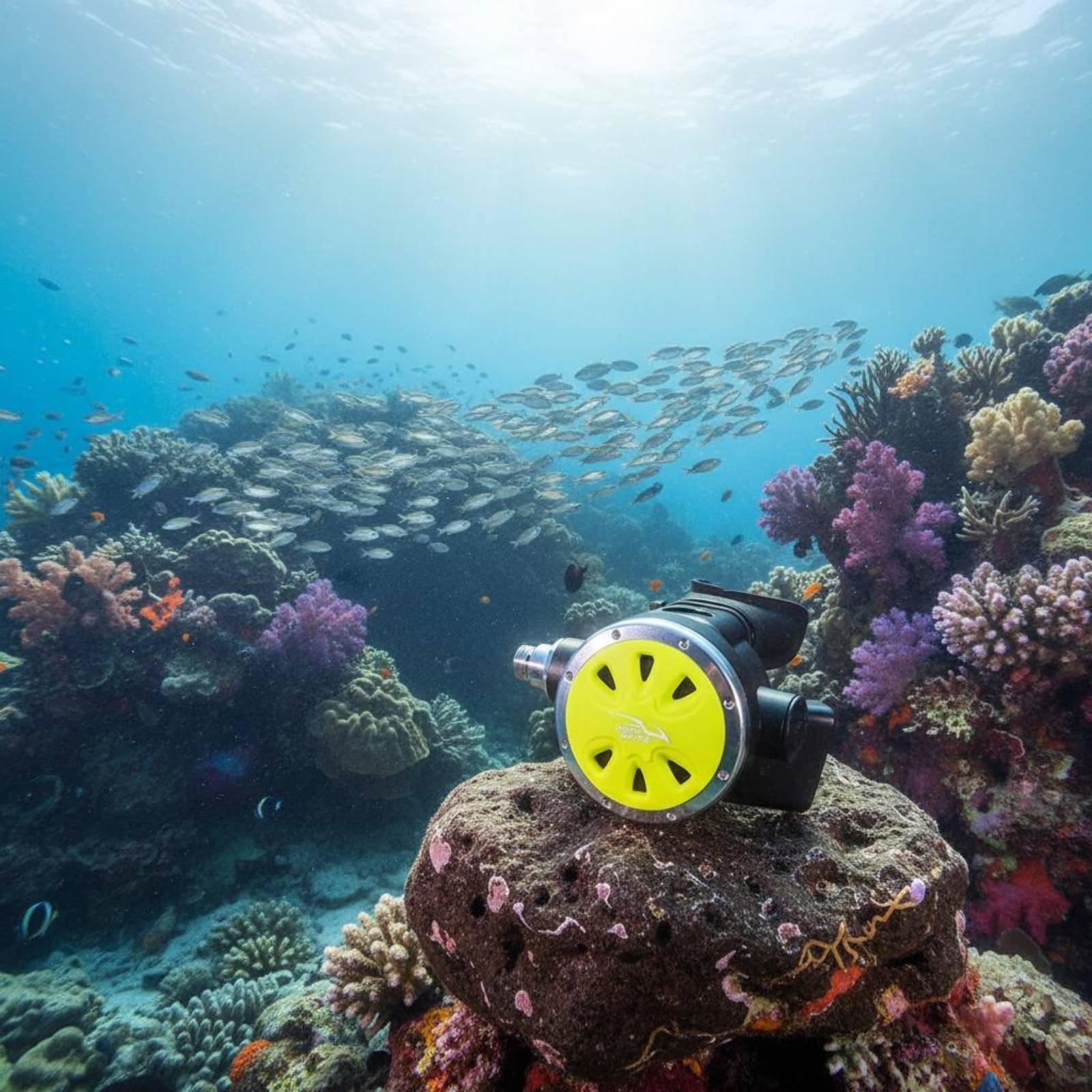 Non-Adjustable Breathing Stage Comfortable Fit Dive Gear High Visibility
