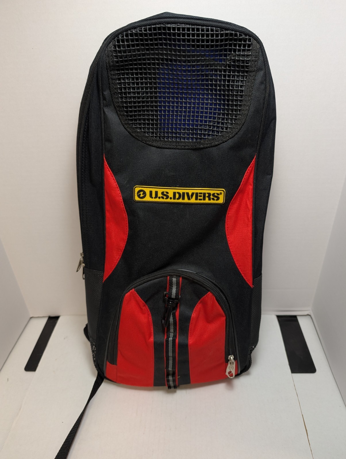 U.S. Divers Proflex Snorkel Set Adult Medium 7-10 Mask Fins Snorkel DVD Bag