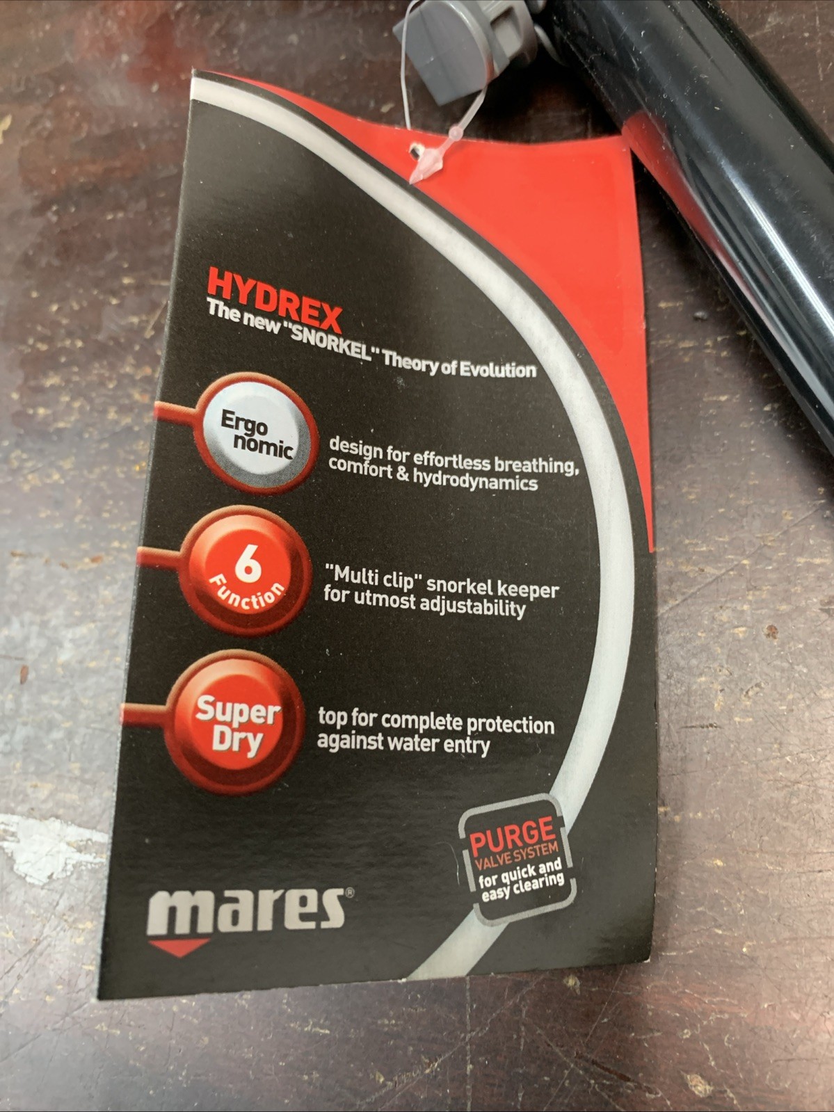 Mares Hydrex Snorkel – High-Quality Snorkel – New opened package