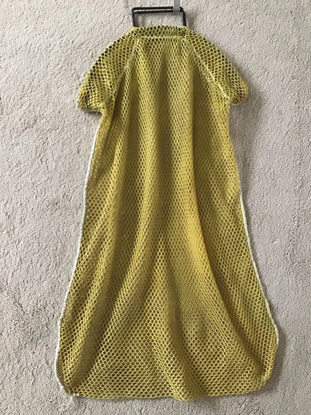 Scuba Snorkeling Yellow Nylon Mesh Gear Bag 27 1/2″