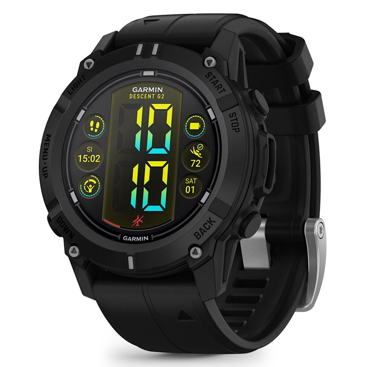 Garmin Descent G2 AMOLED Watch-Style Dive Computer, 10-Day Battery Life
