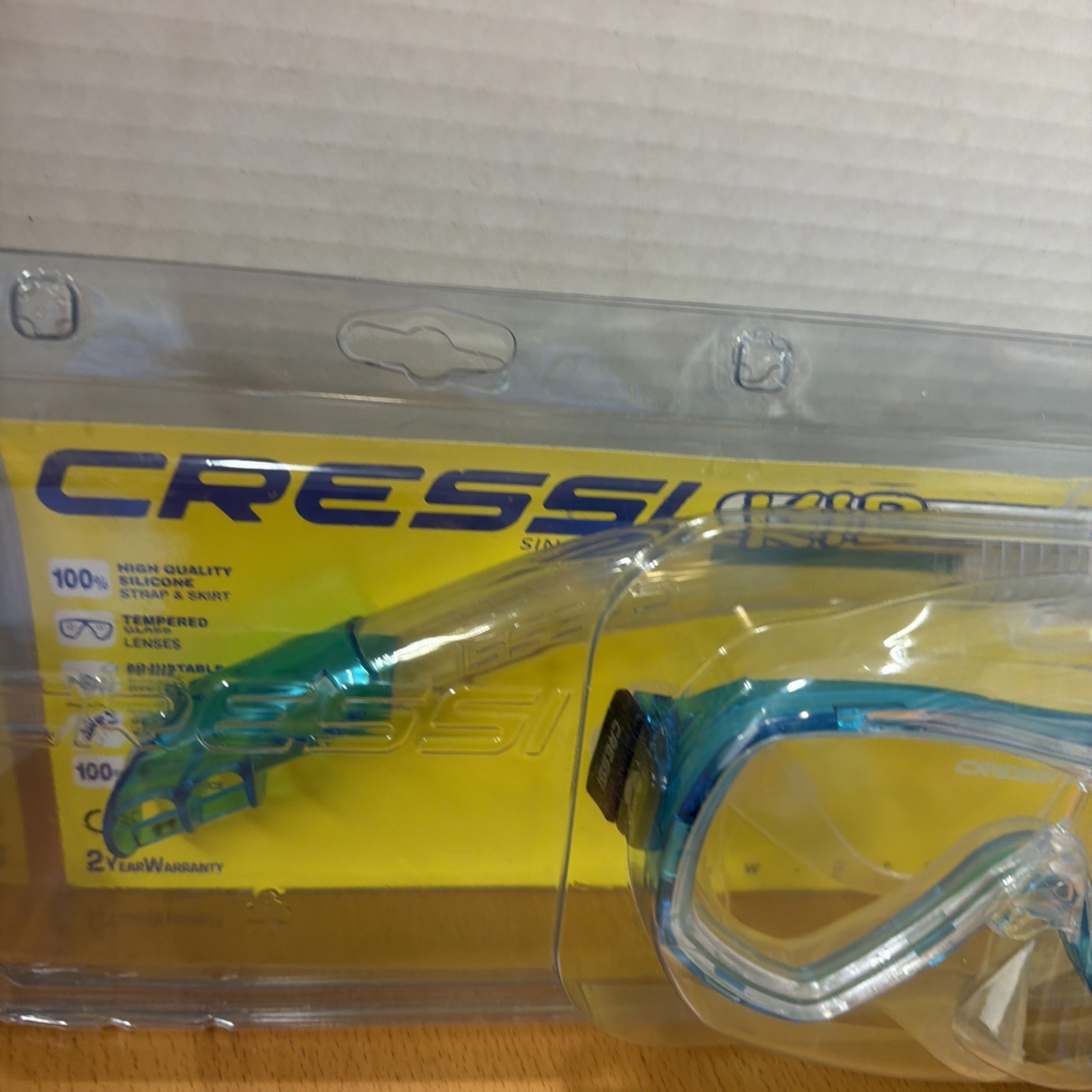 CRESSI KIDS SNORKELING SET Size M~NEW~ MADE IN ITALY