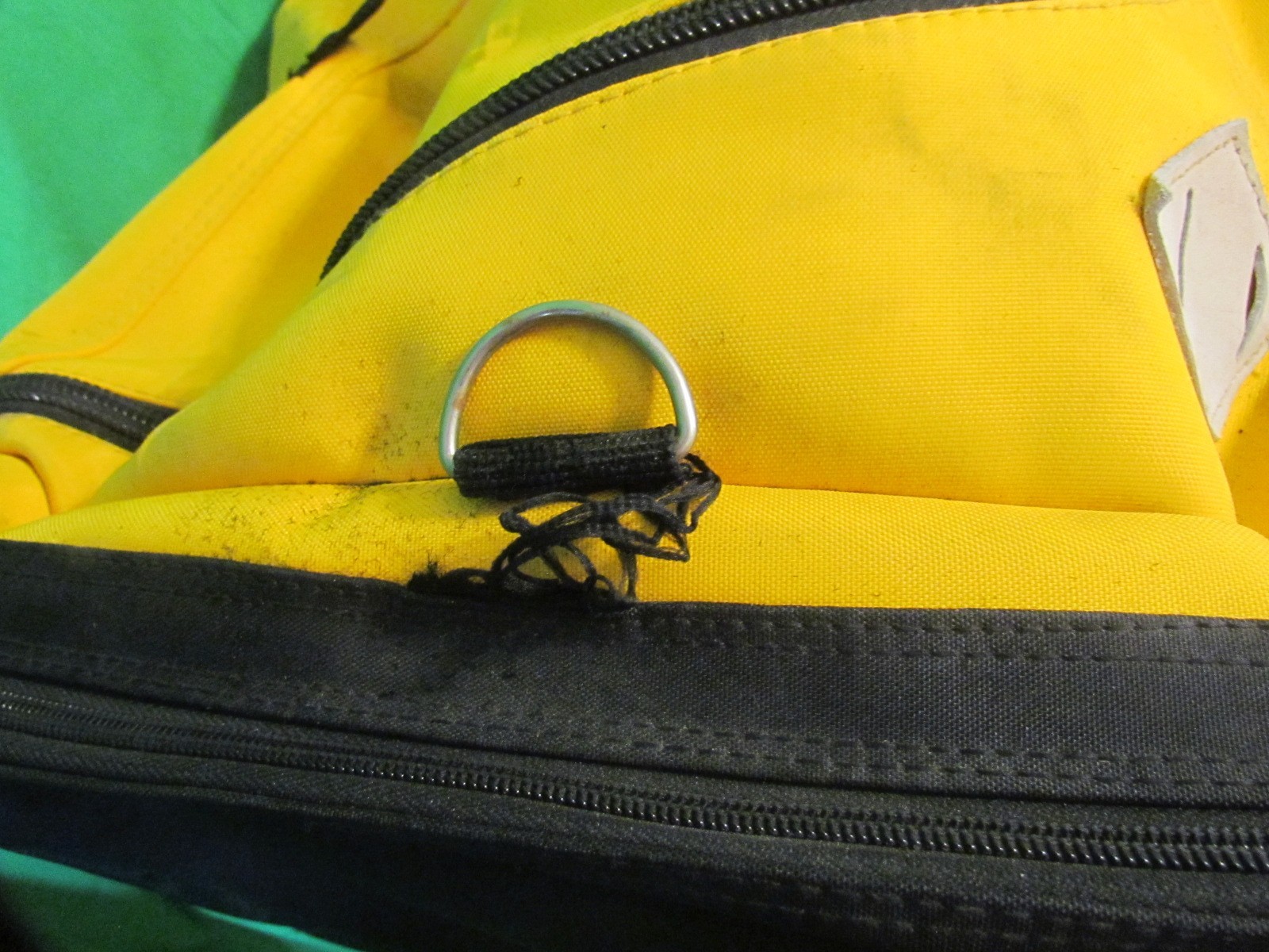 Vintage Olympic Diver Scuba Diving Gear Bag Large 32″ Yellow/Black Duffle