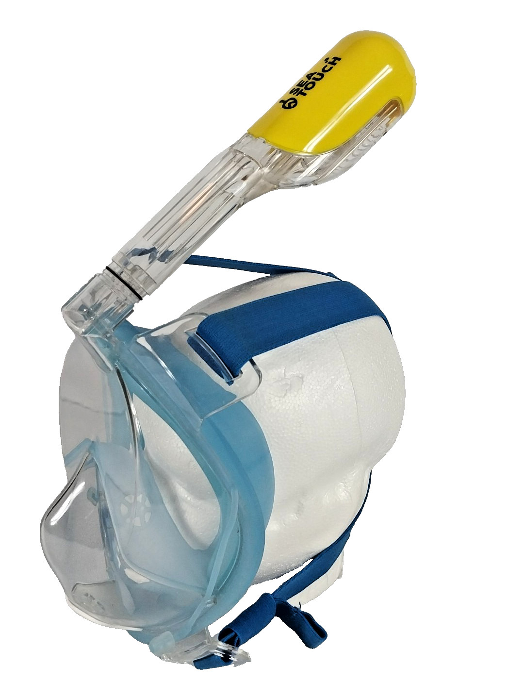 Sea Touch Full Face Snorkel Mask + Riffe 2mm Neoprene Dive Gloves Med Bundle
