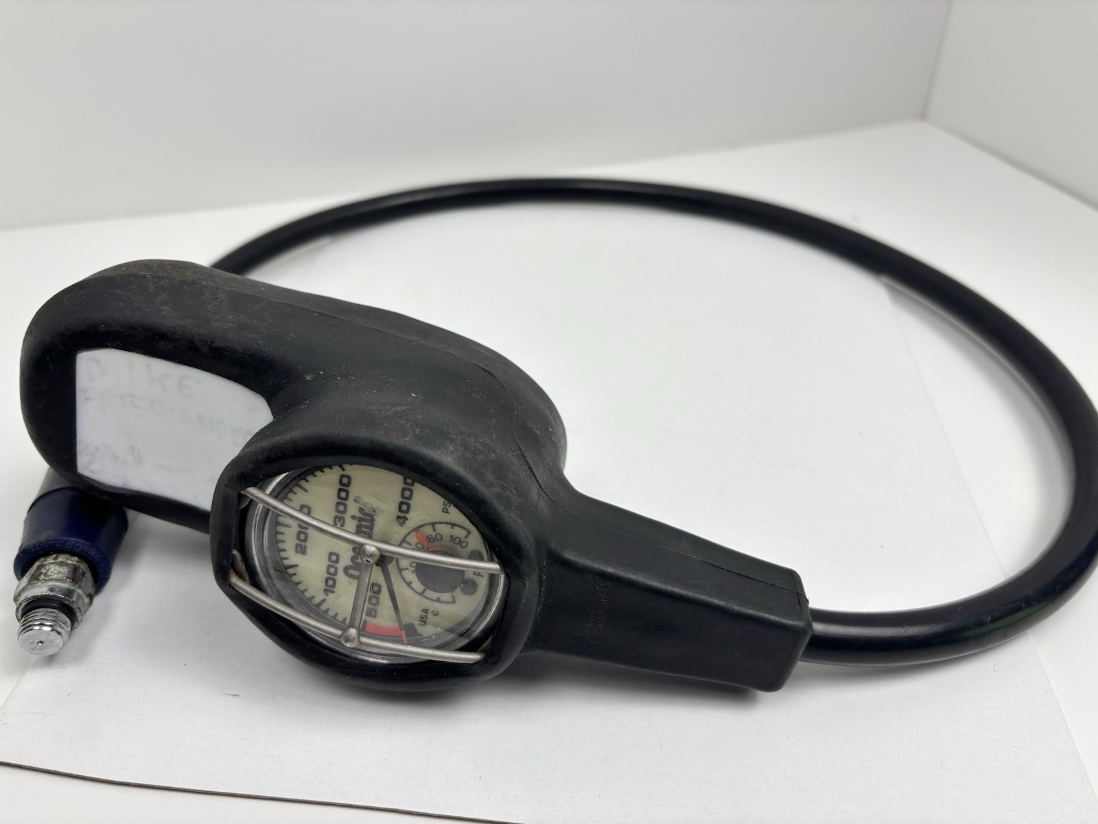 Oceanic Scuba Diving Console With Pressure and Depth Gauges. Untested.