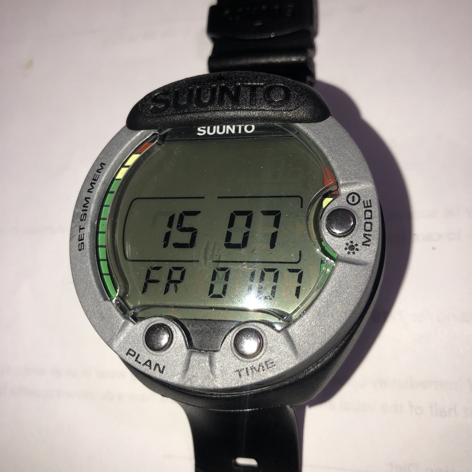 Suunto Vyper Wrist Scuba Dive Computer Watch