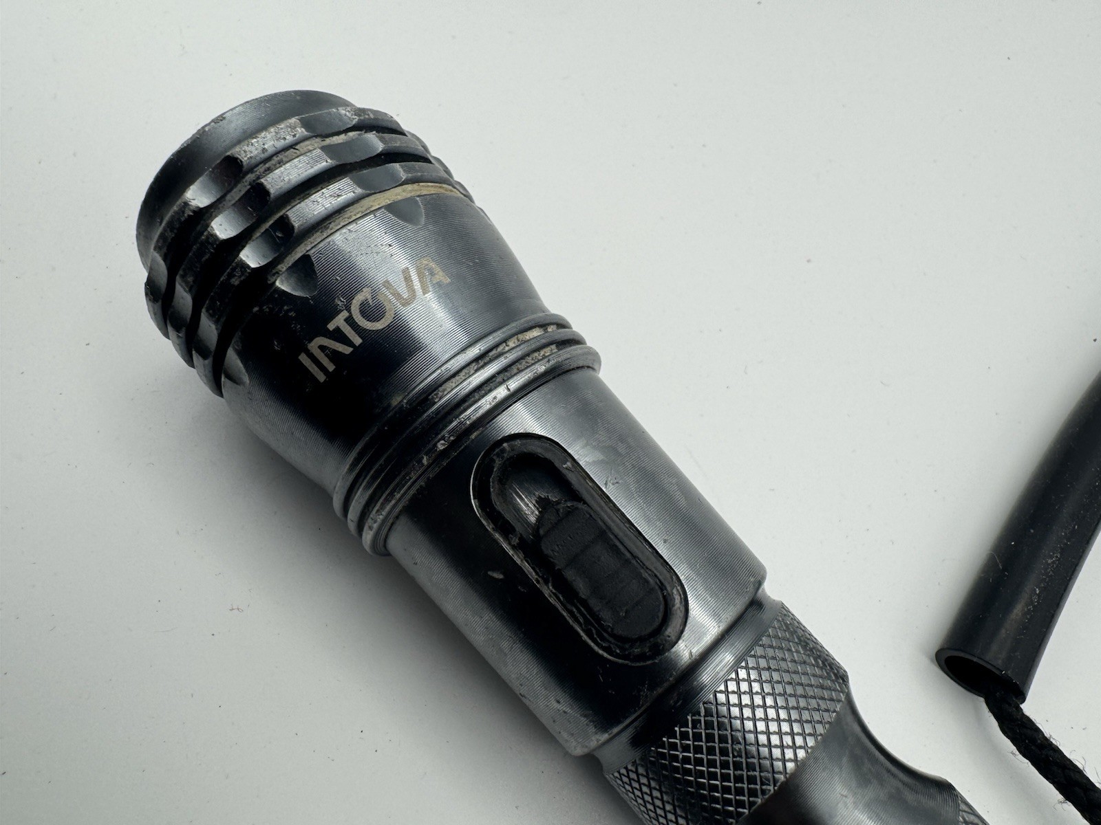 6″ Intova Gunmetal Silver Scuba Dive Waterproof Flashlight Torch (No Batteries)