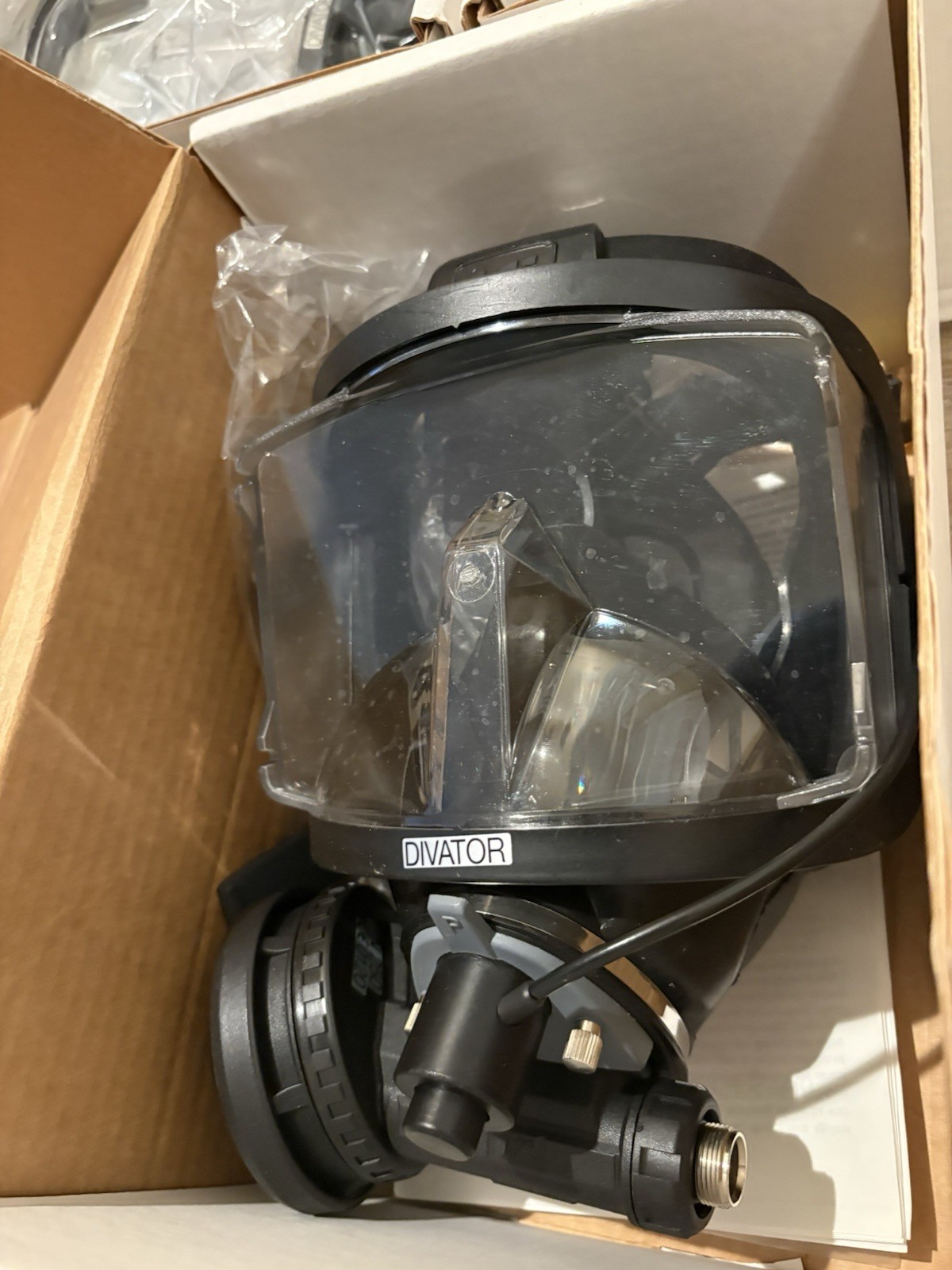 Interspiro Divator MKII Full Face Mask W/Buddy Phone & More – NEW -Fast Shipping
