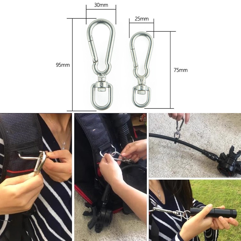 Heavy Duty Swivel Eye Bolt Snap Hook Made from Premium Stainless Steel
