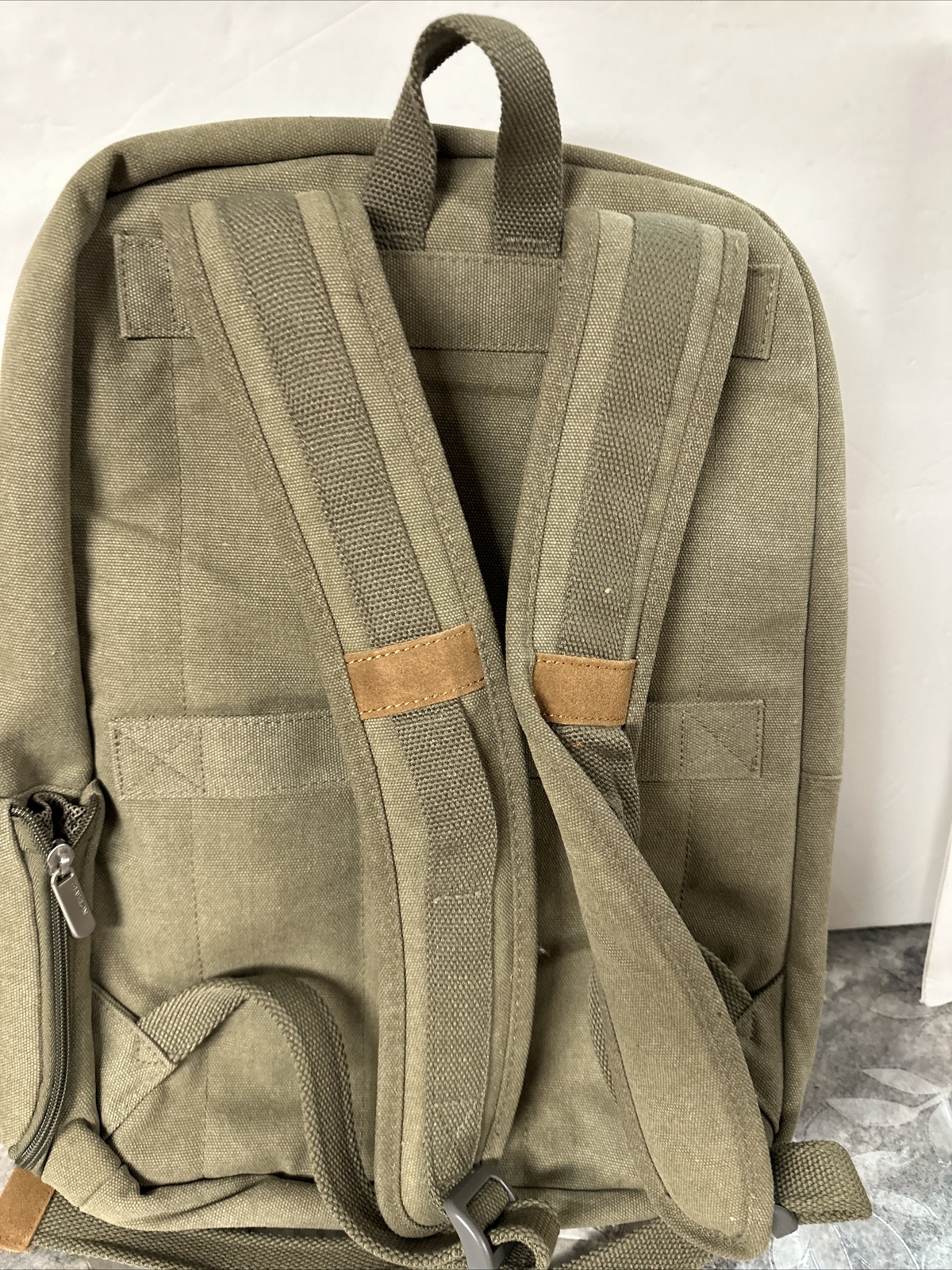 Travelon Heritage Anti-Theft Backpack Sage Green 13” X 17.5” X 6” New With Tags