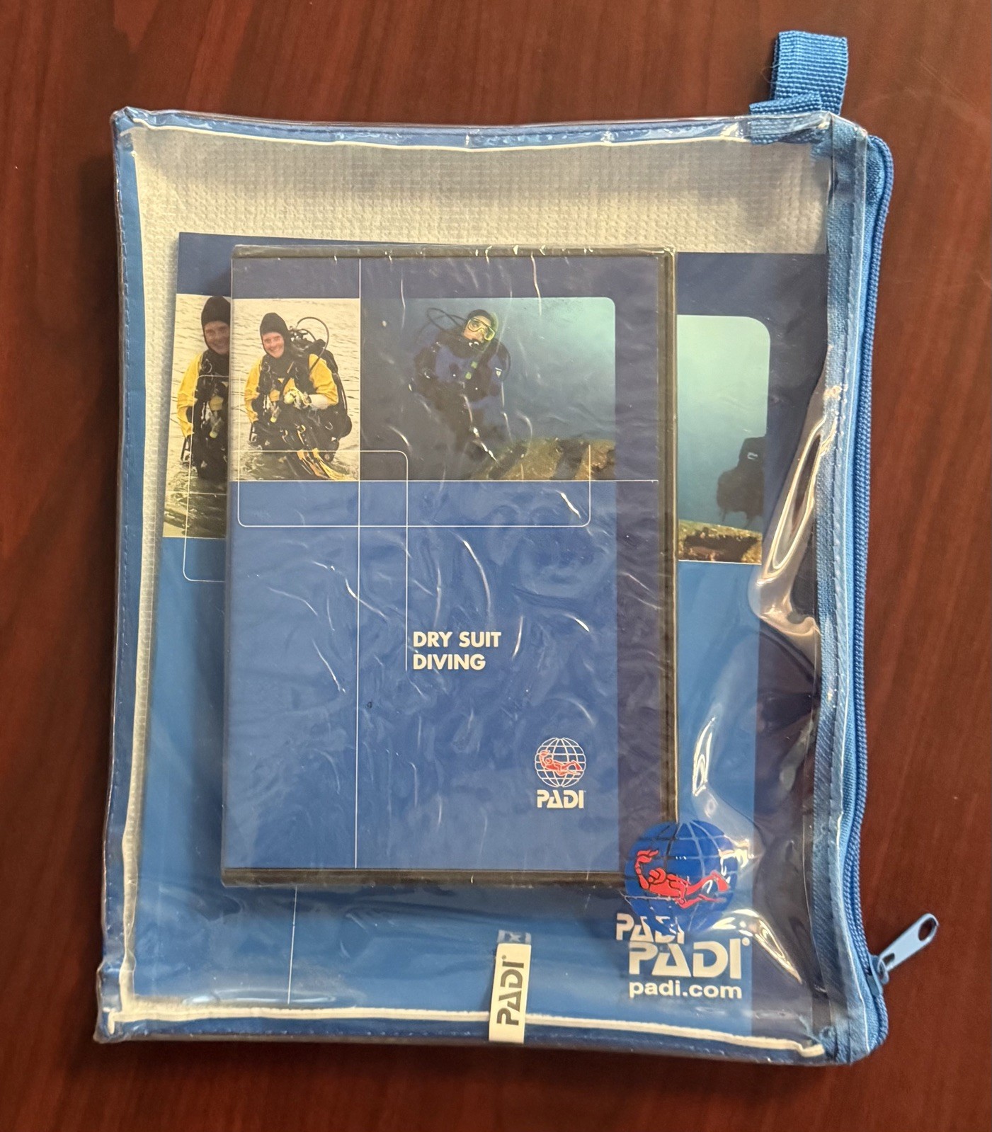 PADI Dry Suit Diver Crew-Pak Student Manual And DVD (NEW)
