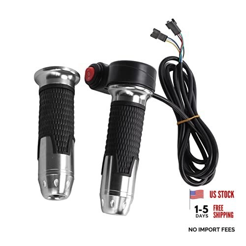 Throttle Grips, 1 Pair 12V‑99V Universal Electric Throttle Grips Handlebar, 3