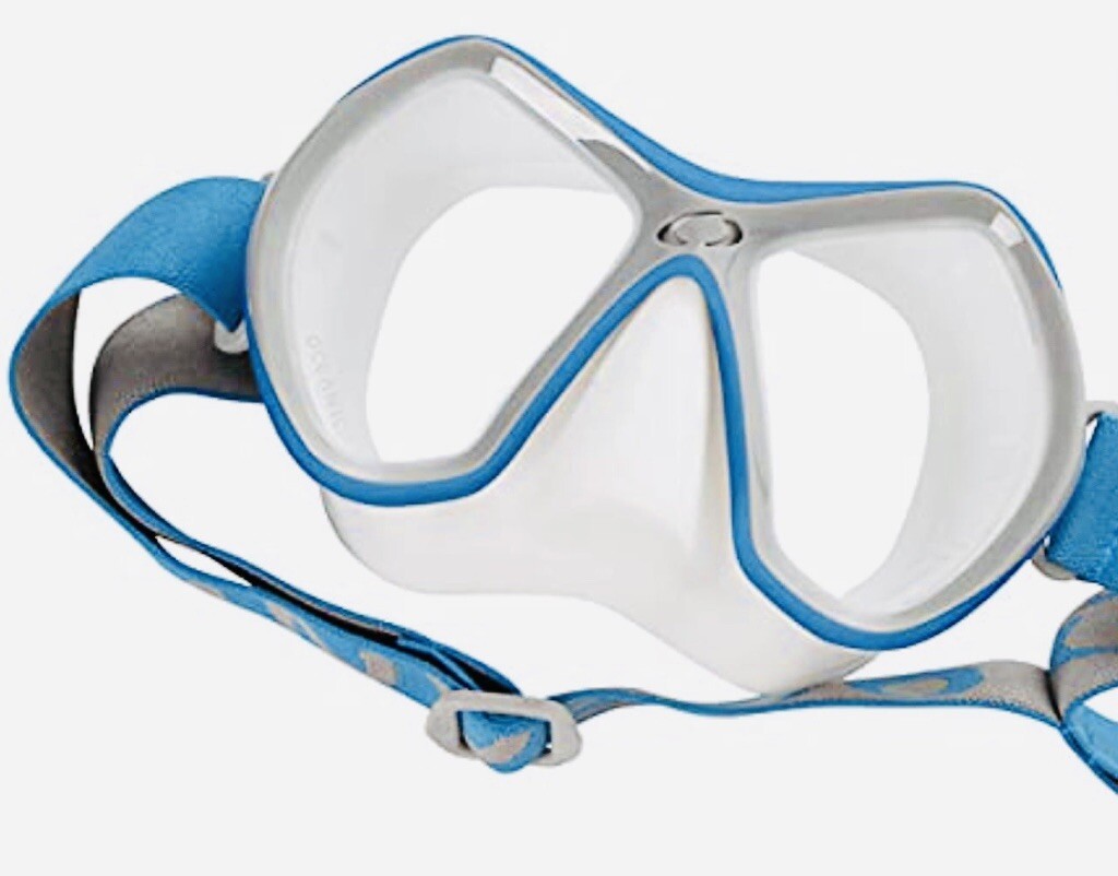 Oceanic Adult Snorkeling kit Snorkel, Visor Flippers Bag Sz L /XL NEW 5pices set