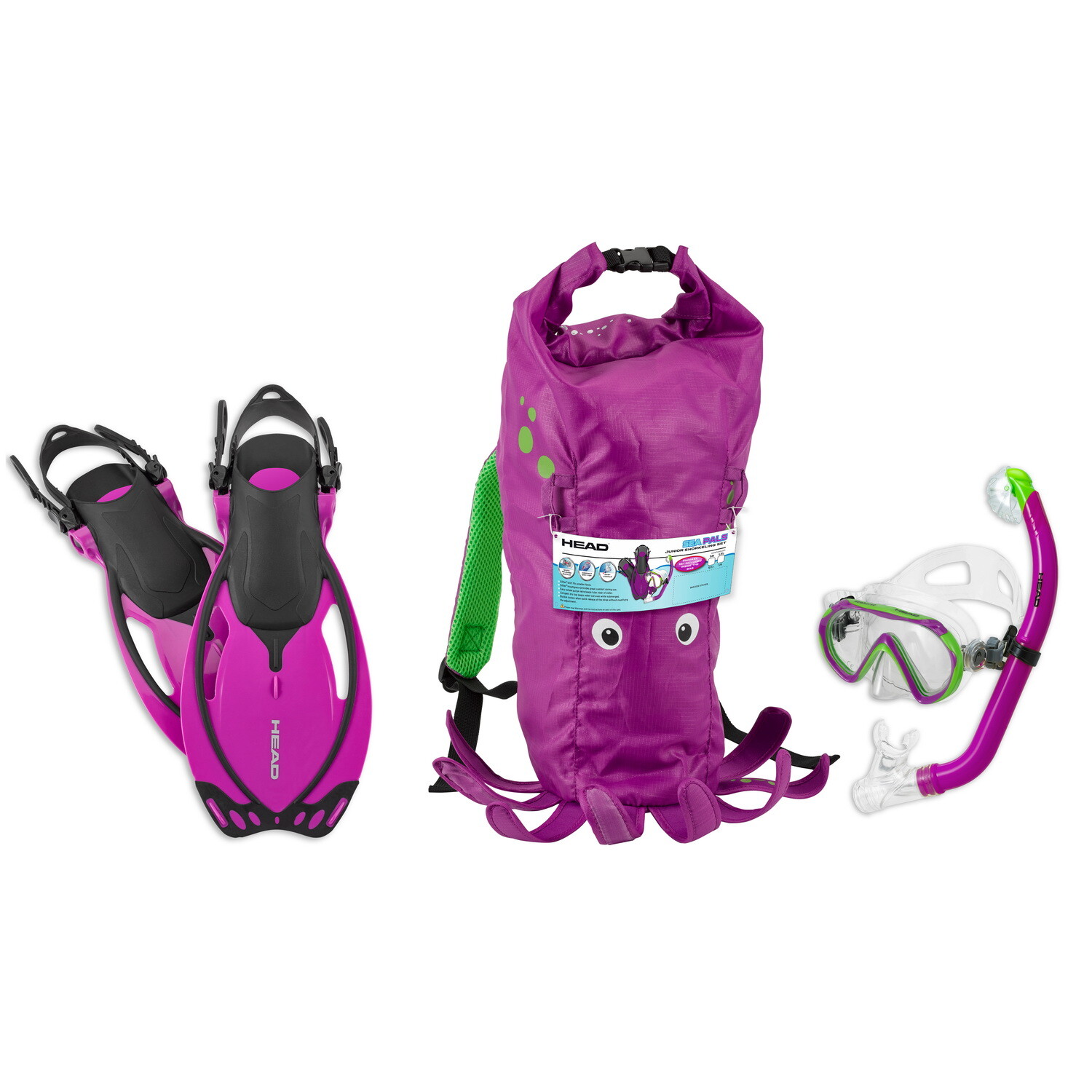 Used Mares Kids Sea Pals Character Set – Purple, Size Small/9-13