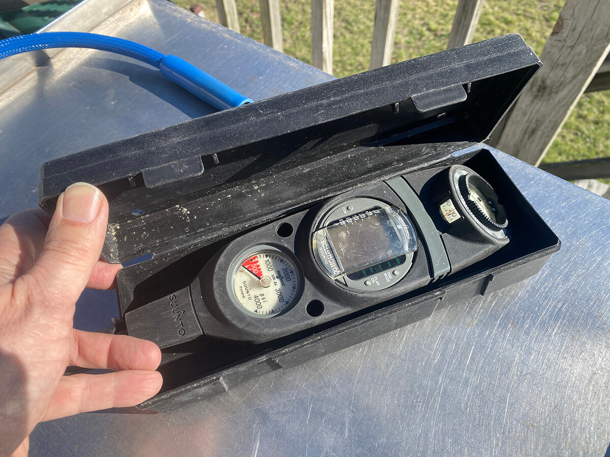 Suunto Seaquest Gauge Console Works! Solution-⍺ Computer, Compass SPG Hose Case