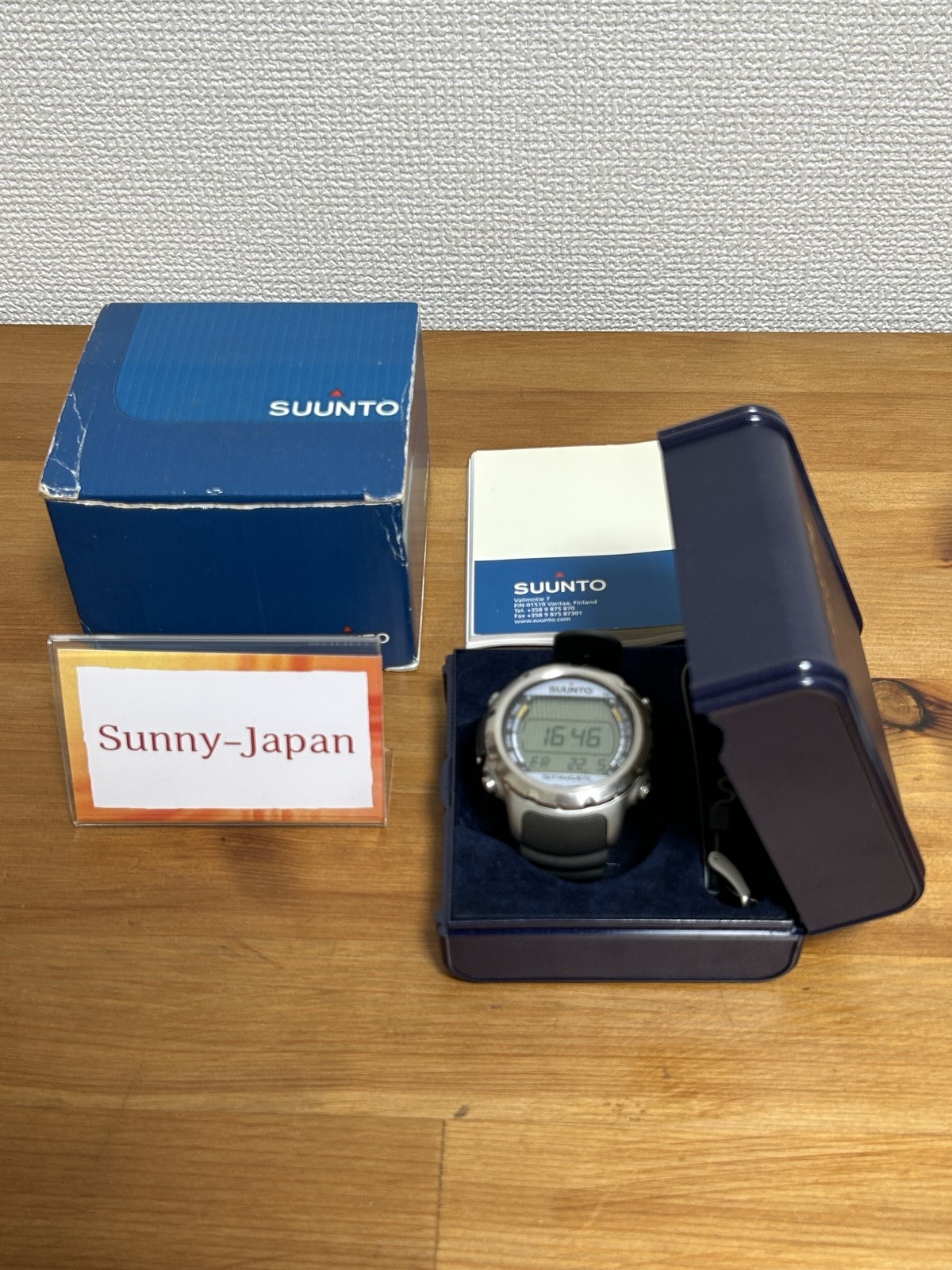 SUUNTO STINGER Dive Computer Watch High-Performance Black Watch Used Japan z56
