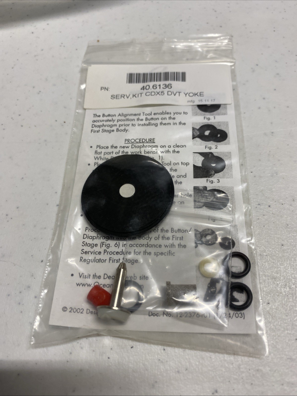 Oceanic Service Kit – CDX5 DVT YOKE (40.6136)