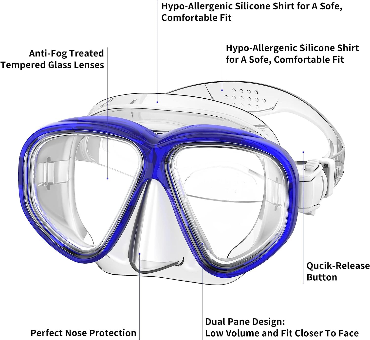 SwimStars Premium Snorkel Set w/ Anti-Fog Mask – FAST FREE SHIPPING!!!!!
