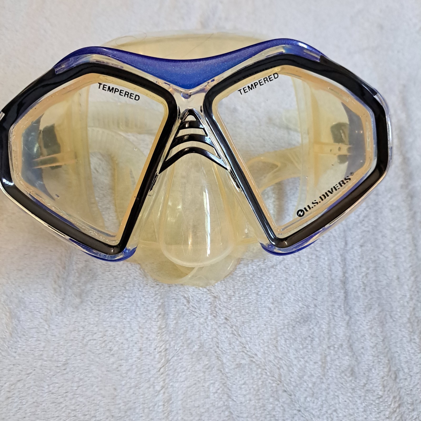 Diving Snorkel Set, U.S. Divers Travel Kit Size S 4-7 Proflex Fins, Mask