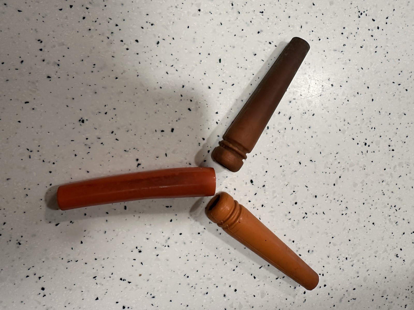 Unbranded Scuba Regulator Hose Protectors Lot Of 3 Orange PreOwned Free Shipping