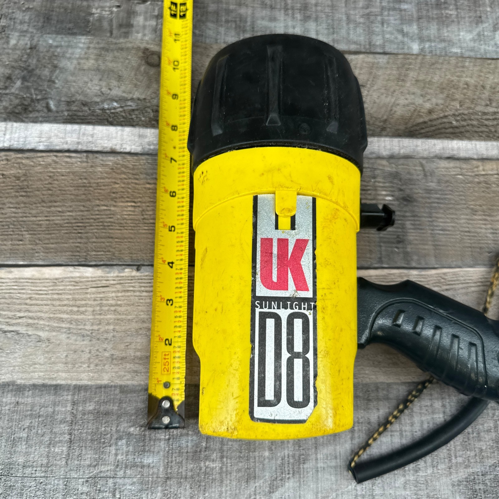 UK Underwater Kinetics Sunlight D8 Xenon Dive Light For Parts