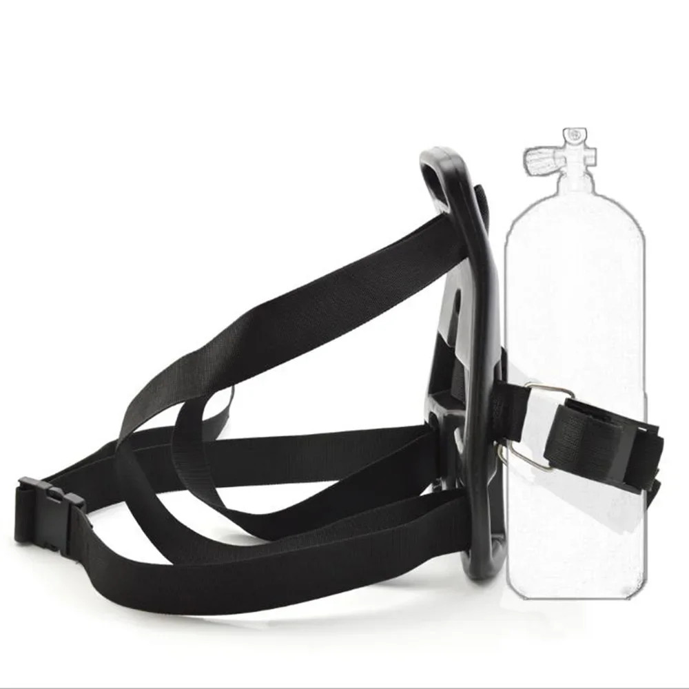 Scuba Diving Single Tank Back Pack Cylinder Bracket Gas Bottle Support Holder
