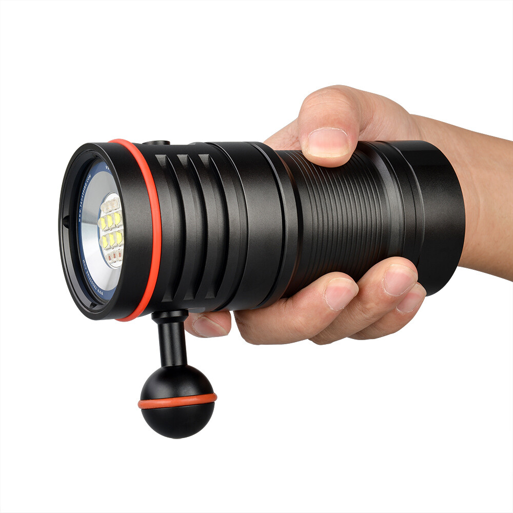 Trustfire DF50 6500 Lumen LED Diving Light Waterproof LED Scuba Flashlight
