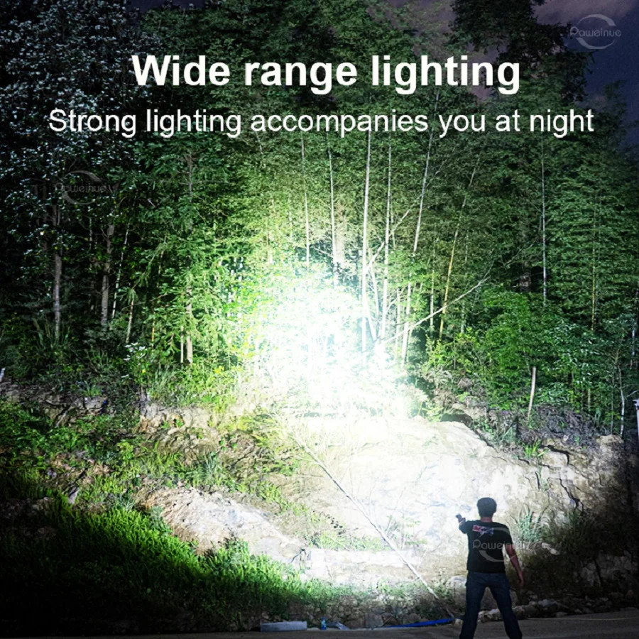 Super Bright Scuba Diving Flashlight Waterproof Underwater Dive Snorkeling Torch