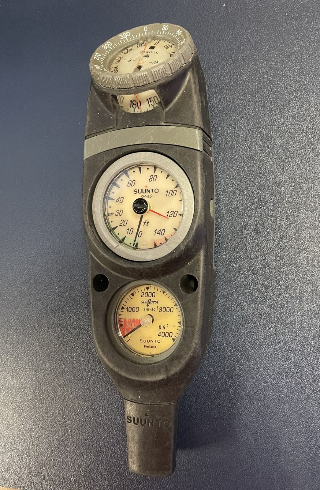 Suunto 3-Gauge Console w/ Depth Gauge, Pressure Gauge, Compass