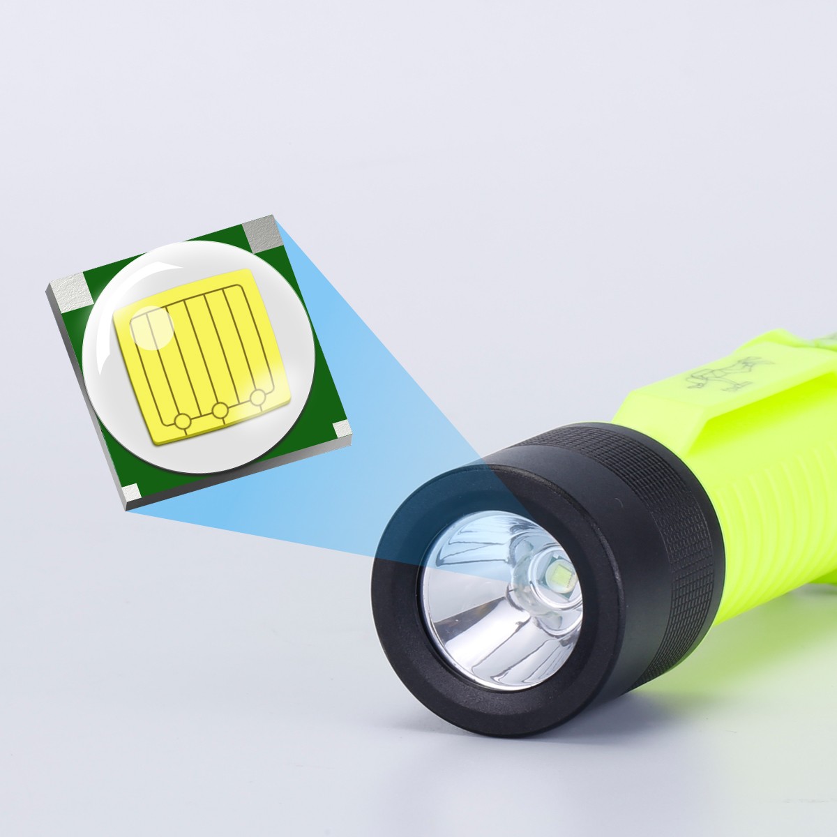 2x Underwater 80ft Scuba Diving Flashlight Waterproof Dive Torch Snorkeling Lamp
