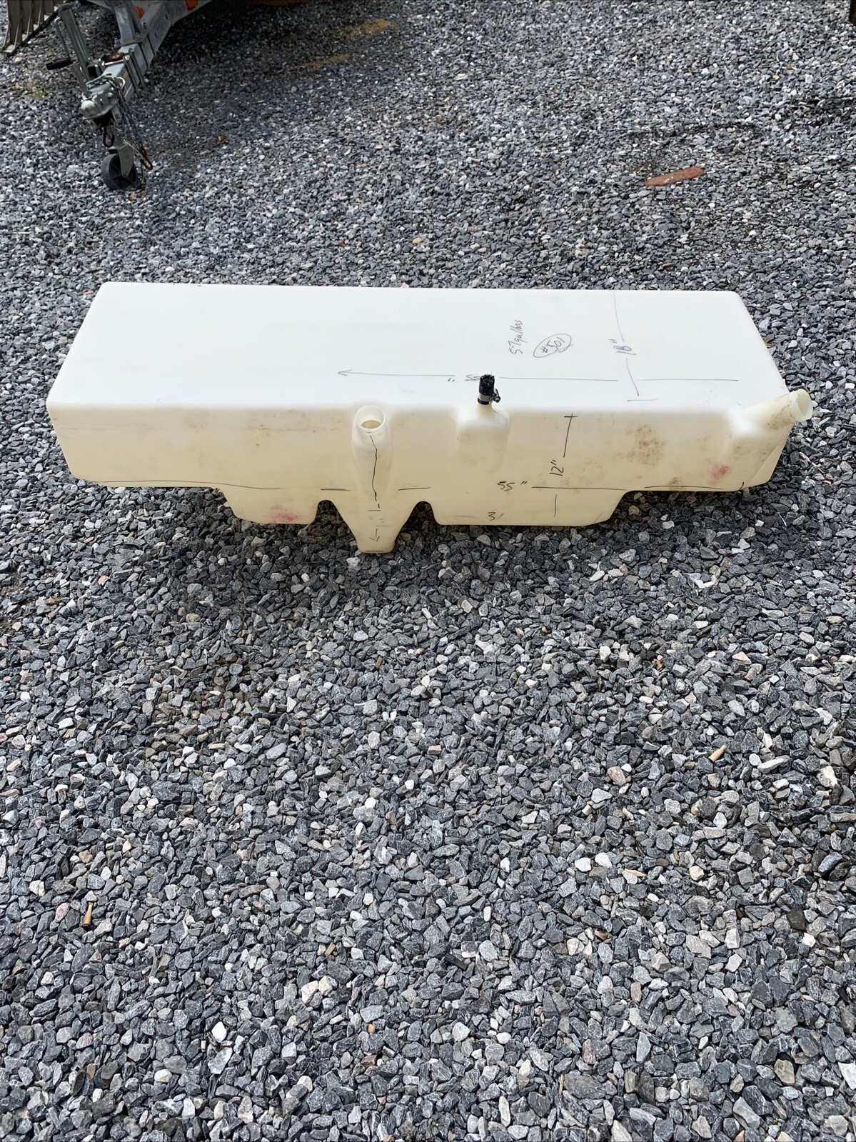 Marine Fuel Tanks Poly Gas Tank Fuel Cell 57 Gal Bass Boat Style 501