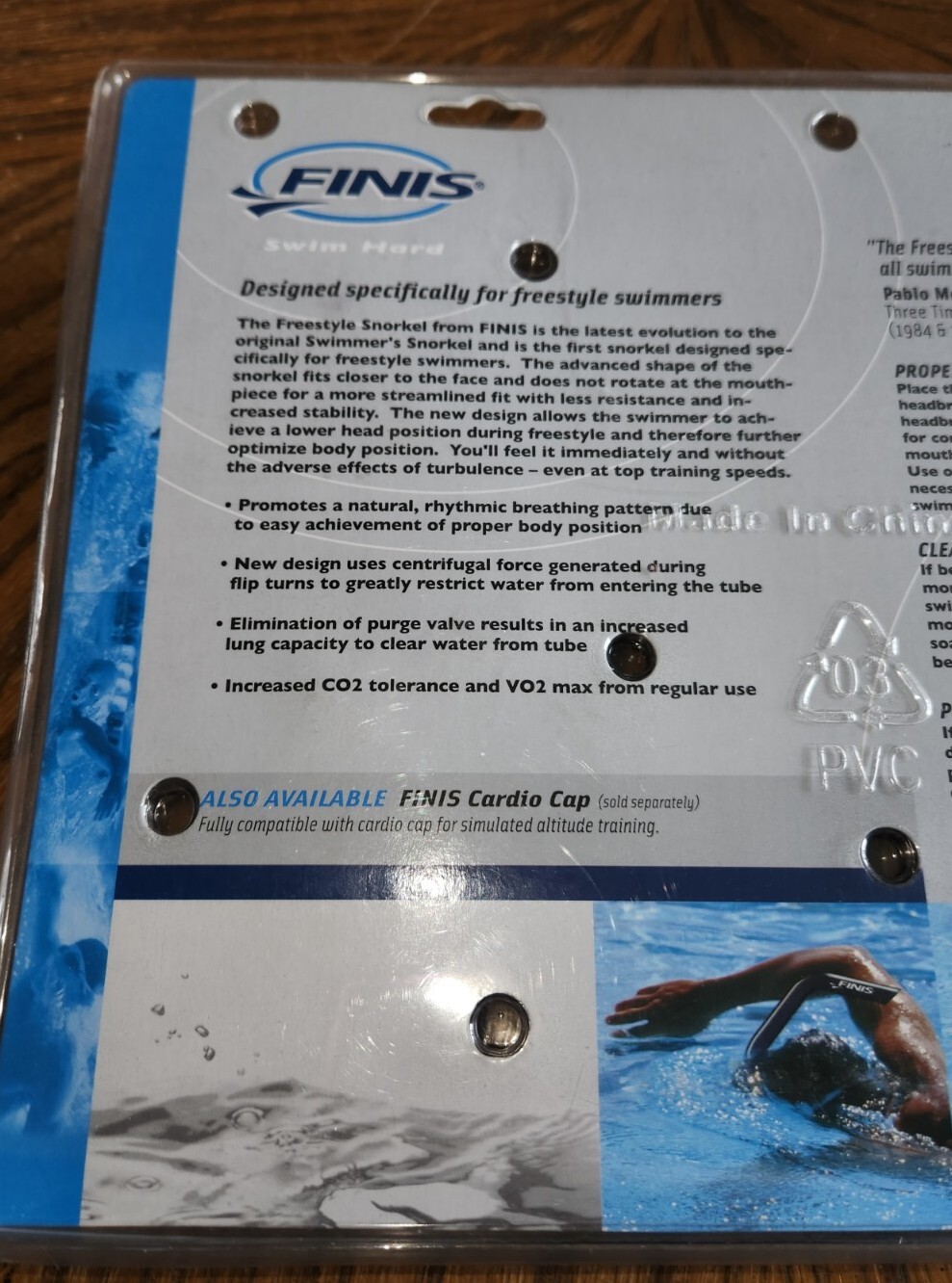 Finis Freestyle Snorkel Blue – Center Mount – Freestyle Swimmers – Snorkeling