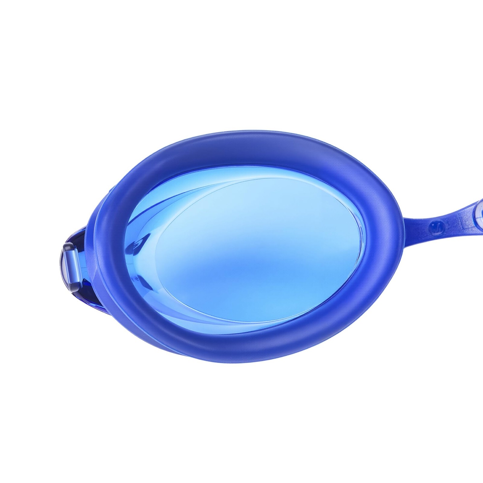 Amazon Basics Unisex Anti-Fog Swimming Goggles for Adults, Blue Adult,