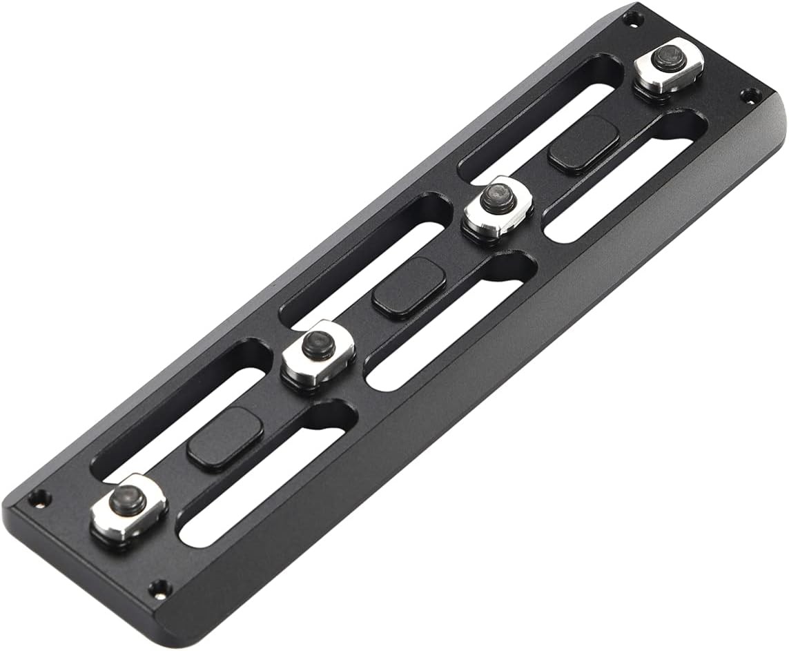 Arca Dovetail Rail for M-LOK System – Quick-Release Tripod 5.51 in, Black