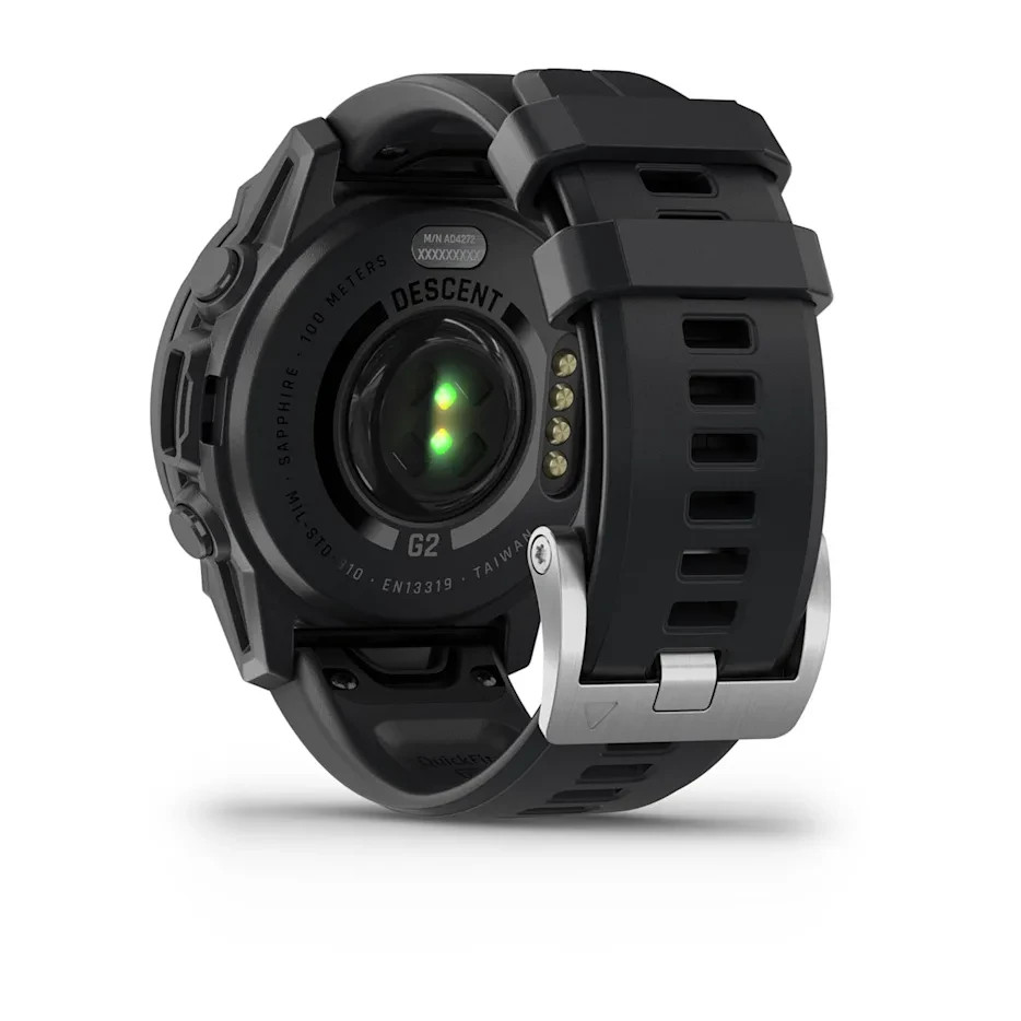 Garmin Descent G2 Watch Style Dive Computer with Bright AMOLED Display, Black