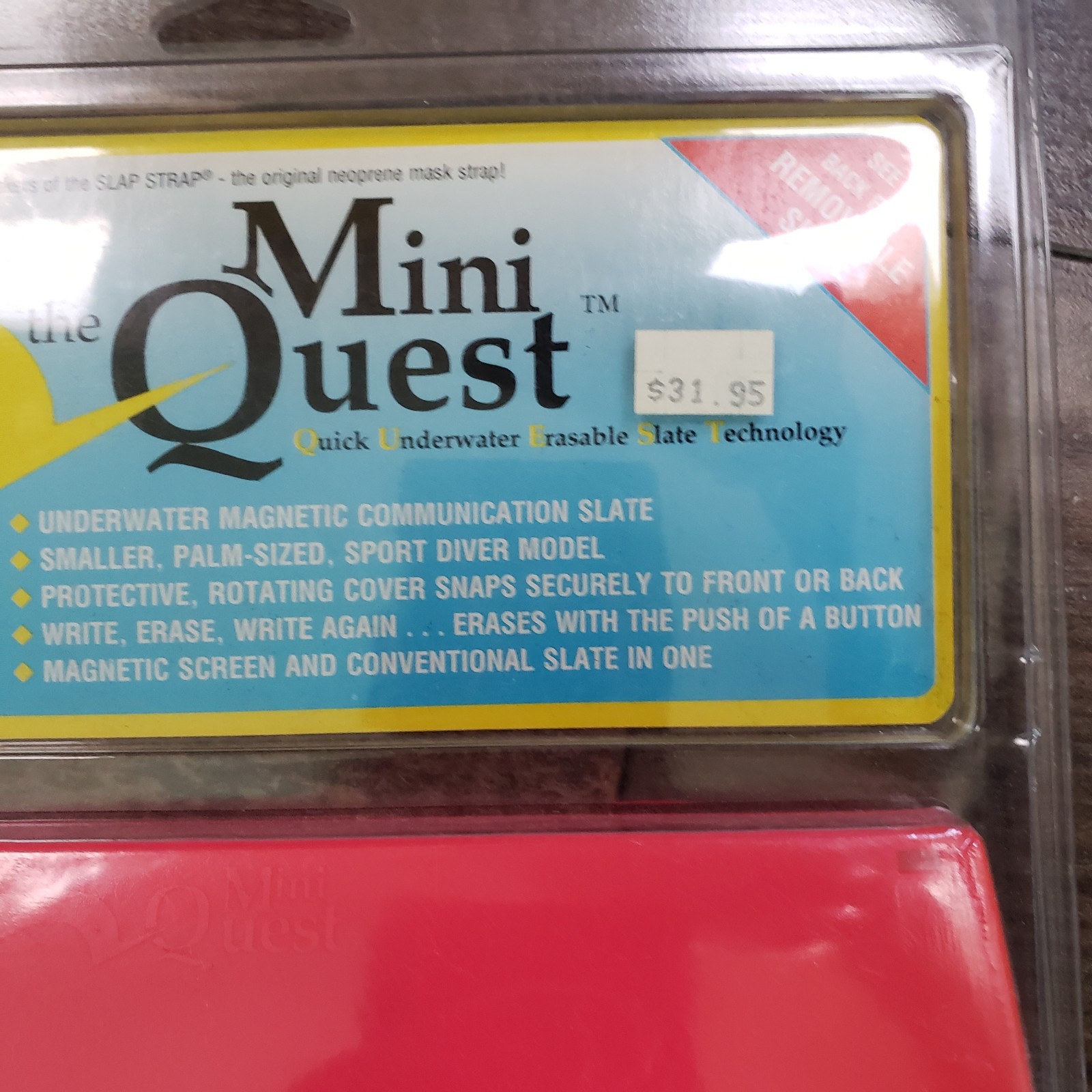 NEW* Innovative Scuba Concepts Mini Quest Underwater Slate (PINK) Erasable