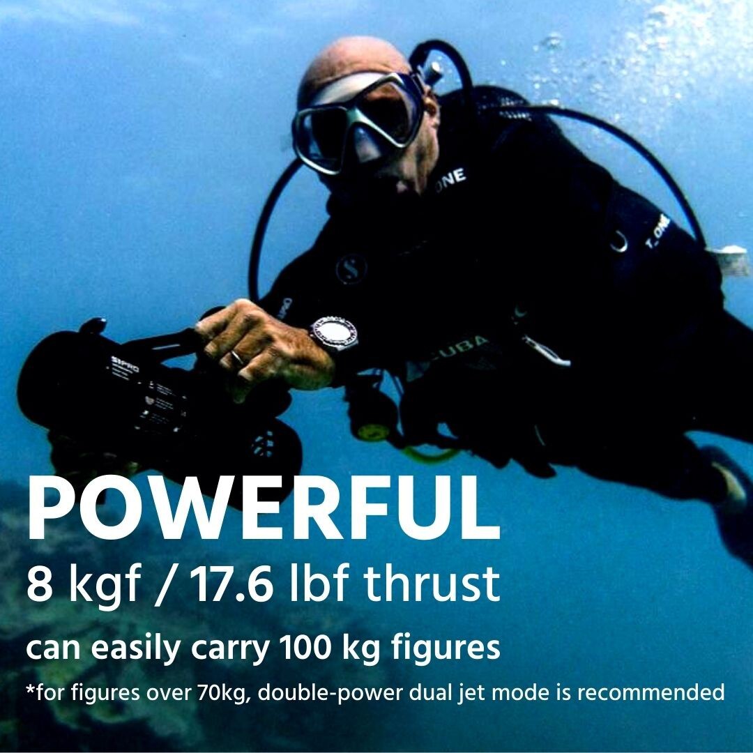 LEFEET Underwater Scooter S1 Pro with Action Camera Mount, Modular Sea Scooter
