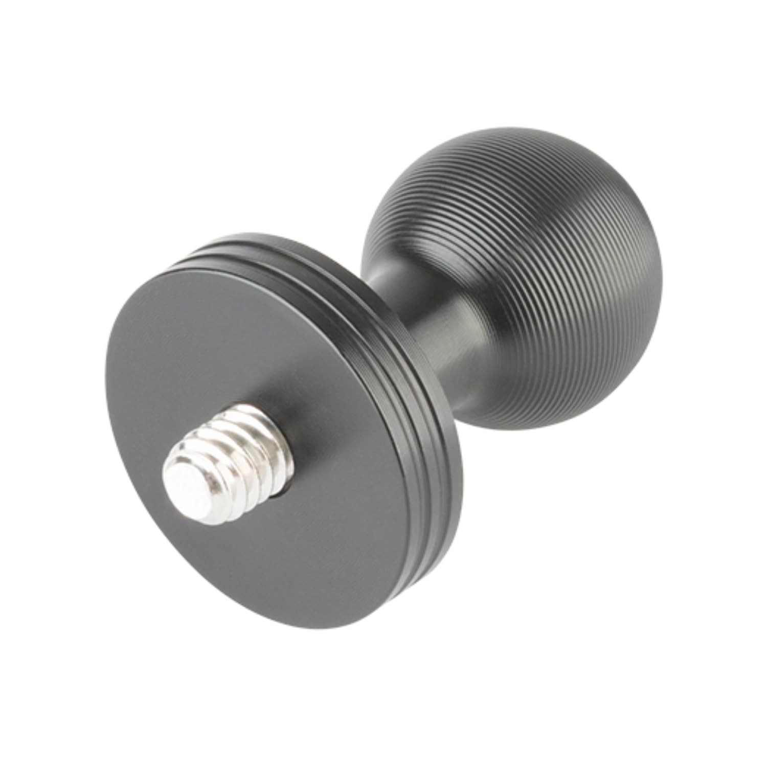 Bulletpoint Aluminum 1/4″-20 Threaded Camera Adapter with Integrated Black