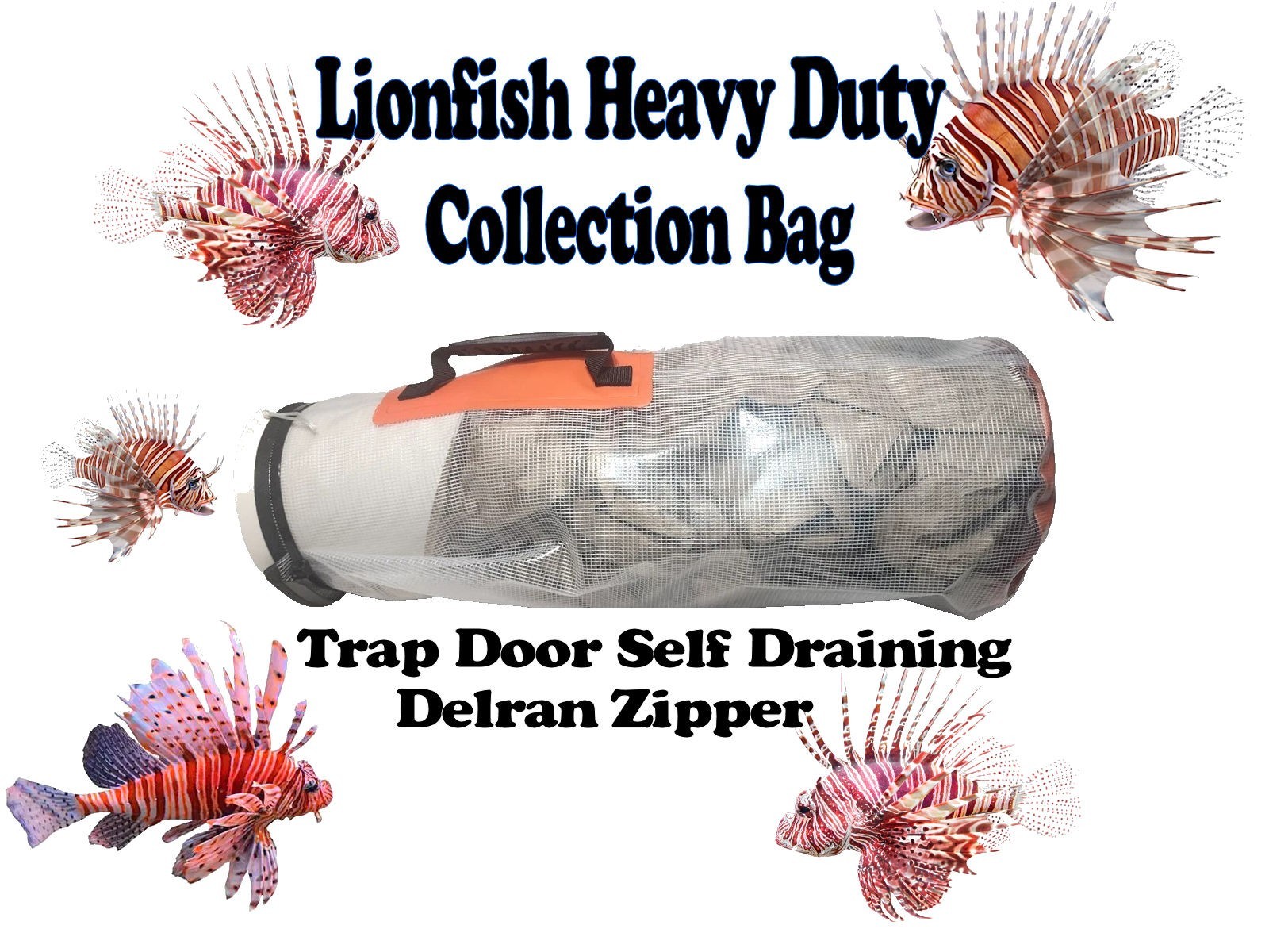 Lionfish Bag Scuba Dive Catch Lion Fish Zookeeper Hotel Tube Lobster Inn Trapper
