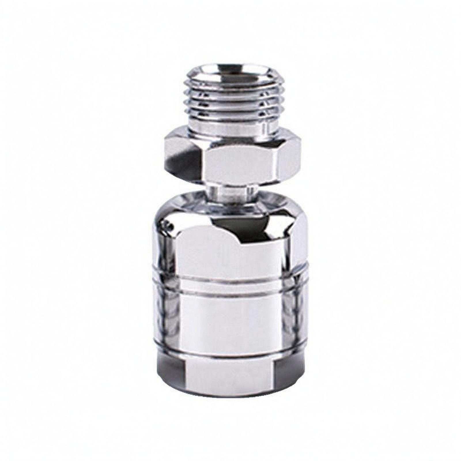 Secondary-Stage Control Adapter Silver Metal Control Pivoting Adapter Small