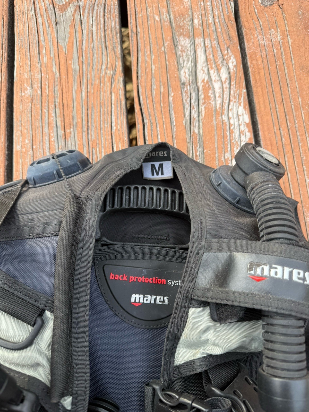 Mares Spirit Wrap around Vest BC power inflator Scuba Diving Size Men’s Medium