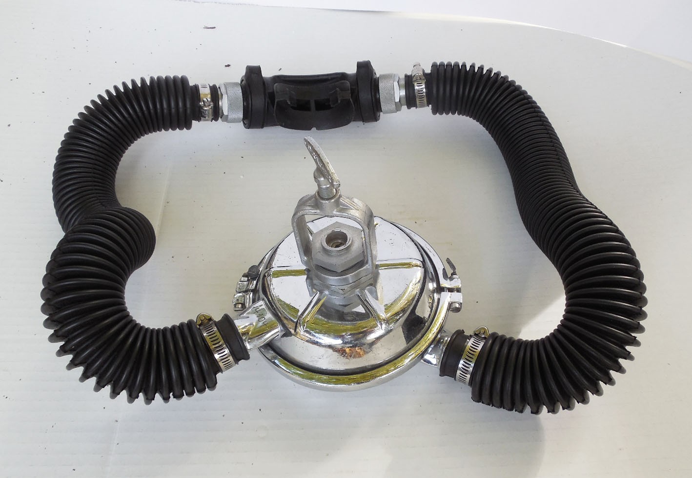 1970’s GERMAN DRAGER TAUCHTECHNIK TWO HOSE REGULATOR -COMPLETE & ORIGINAL