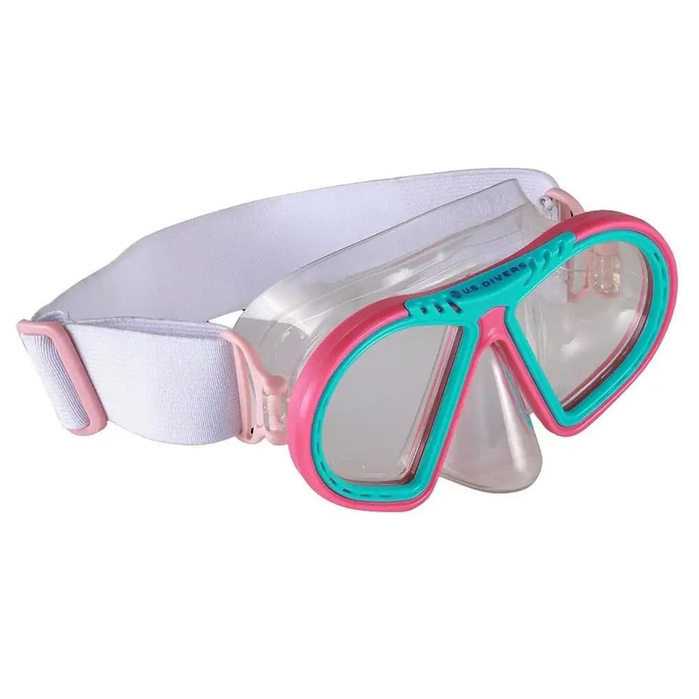 U.S. Divers Toucan Snorkel Mask, Kids, Teal/Pink