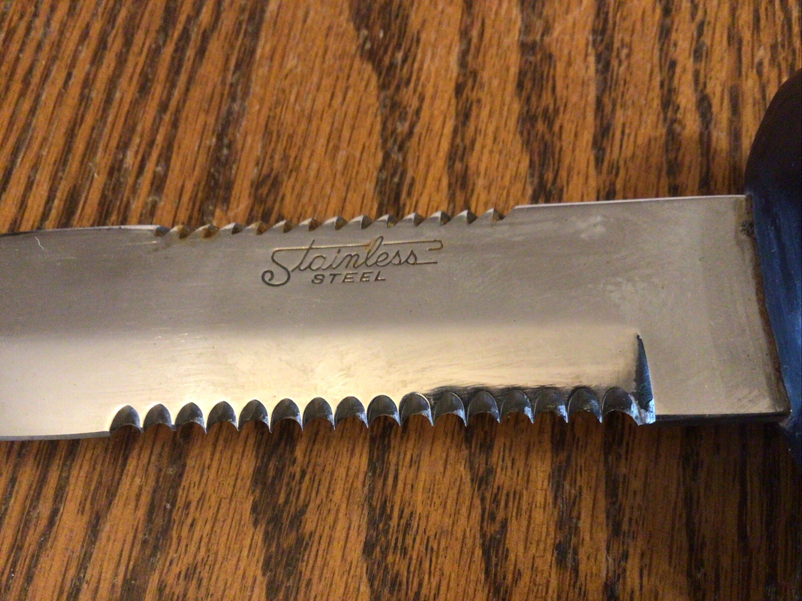 Eternal Diving Knife w/rubber sheath,Stainless Steel made Japan,used condition