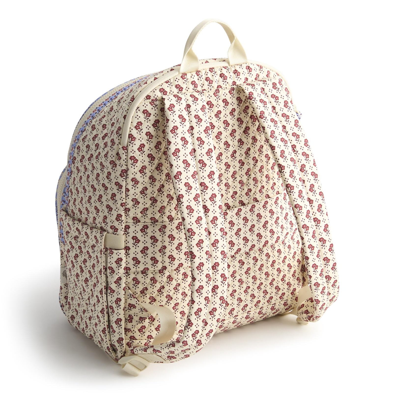 Vera Bradley Women’s Premium Cotton Bancroft Backpack, One Size, Rachel Ditsy