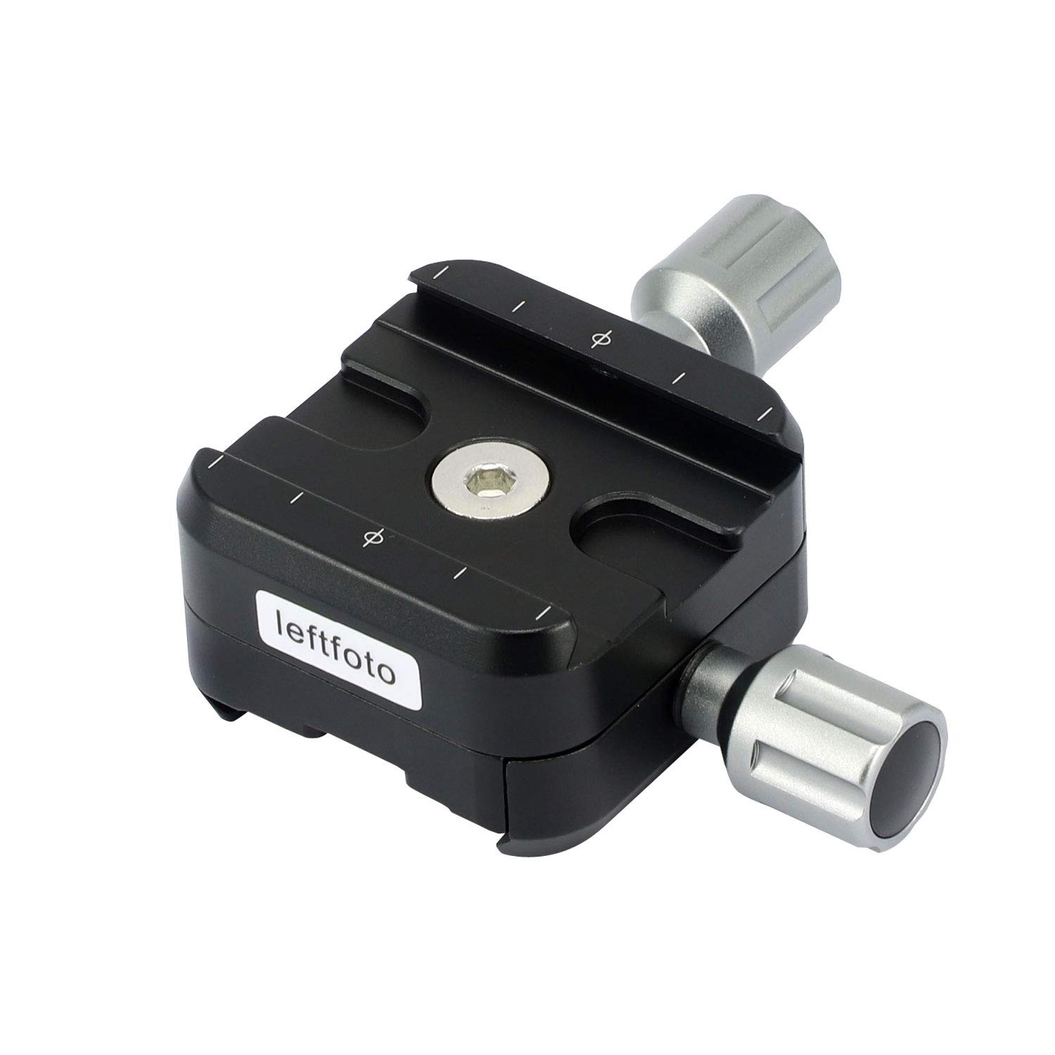 Quick Release Clamp for Arca Swiss RRS Rail Plate Nodal Slide Black