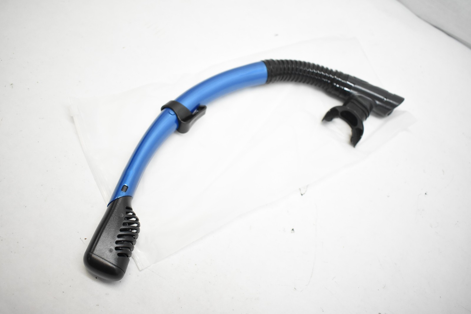 Snorkel and Mask Set Adult Blue Black Tempered Glass Scuba Diving Swim Gear New