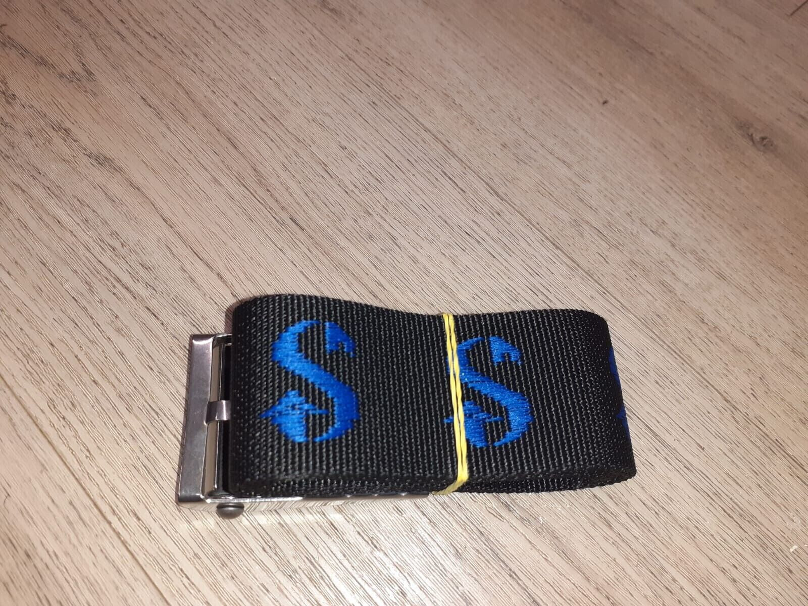 Scubapro Divers Weight Webbing Belt with Stainless Steel Buckle Approx 133cm/52″