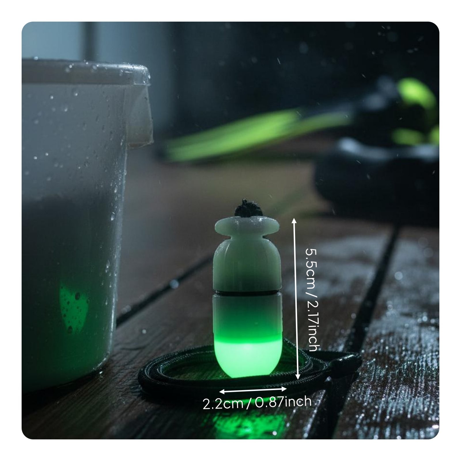 Dive Buddy Light 100m Waterproof Diving Cylinder Beacon Light